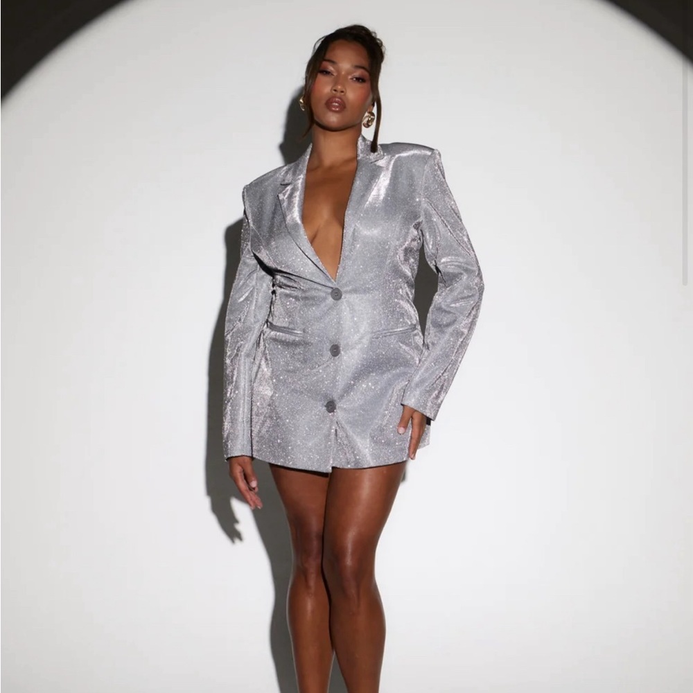 SLA Glitter Blazer Dress XL